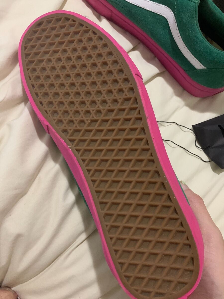 Vans Syndicate Golf Wang Old Skool Pro Green/Pink Mens Size Vans Syndicate Golf Wang Old Skool Pro Green/Pink Mens Size