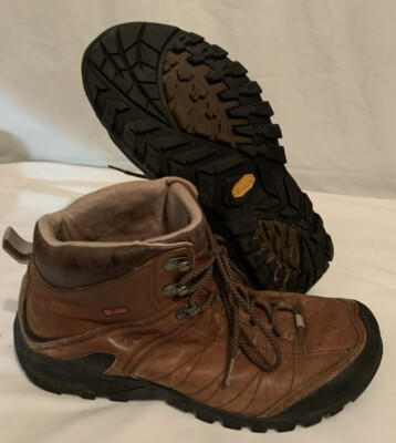 Teva S/N Brown Leather Waterproof Hiking Boots 4104 Mens 