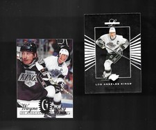 BOTH! WAYNE GRETZKY-LOS ANGELES KINGS! 1994-95 Leaf Limited/Flair #10/79 SHARP!