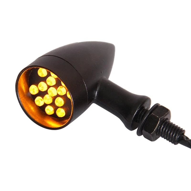 Black LED Turn Signal Light For Suzuki Boulevard M109R M50 M90 M95 C109R C50 C90 - Image 4 of 4