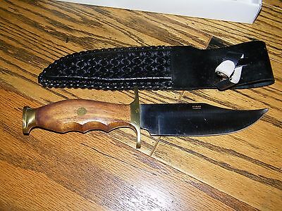 Bud K Budk The Mountain Man Knife 10 1 2 Long 6 Blade Hardwood