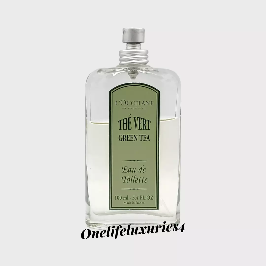 Vintage L#039;OCCITANE THE VERT GREEN TEA EAU DE TOILETTE 3.4 FL OZ Low  Filled 60% eBay