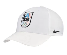 New! Genuine NIKE "Team USA / LA 28" Olympic Dri Fit Cap White