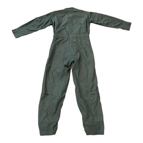 US Military Coveralls Flyers Men’s 40R Sage Green Pilot Summer Flight CWU-27P - Imagen 2 de 9