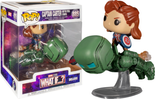 Figurine de collection What If POP Deluxe Captain Carter Hydro, vinyle premium sculpté