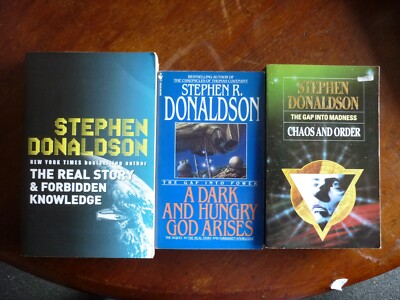 Stephen Donaldson Gap Series 4 novels 3 Sci Fi paperbacks | eBay