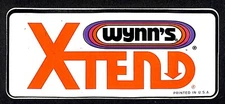 Wynn's Xtend (Treatment) Original Performance Auto / Racing Sticker c1980's