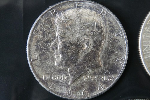 3x Half Dollar Münzen aus Amerika unterschiedlicher Zustand Second-Hand Silber - Picture 6 of 8