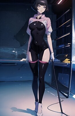 Cyberpunk Edgerunners Sasha V5 Weatherproof Anime Sticker 6'' Car Decal