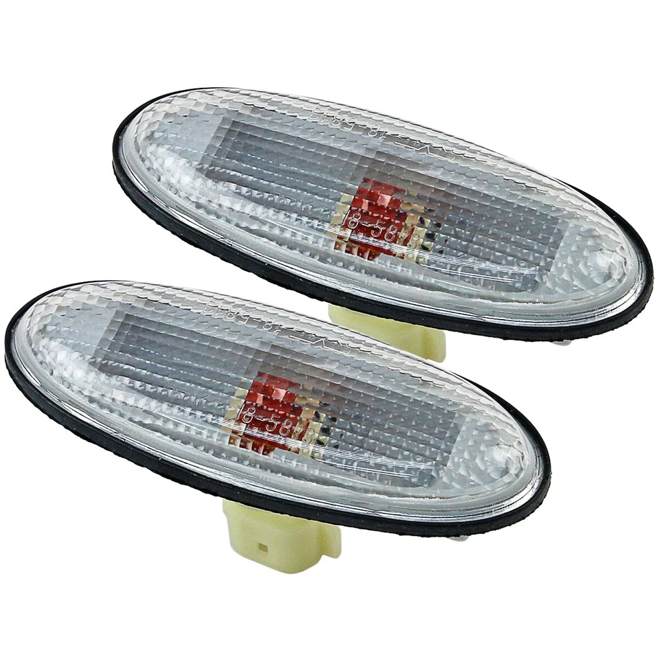 Lámpara de luz de señal de giro con marcador lateral transparente para Mazda 323 626 RX7 MX6 Tribute 323F Foto 3 de 4