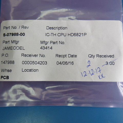 Motorola MC68B21P 68B21 6821 Adattatore Interfaccia Periferica PDIP40 X - Foto 9