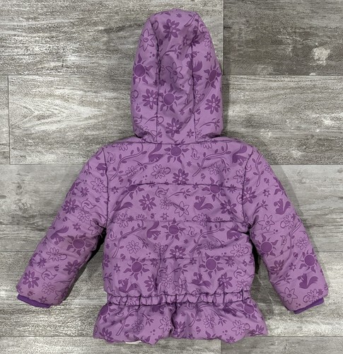 Disney Girls Kids Rapunzel Tangled Puffer Jacket Size 2 Great Condition - Picture 5 of 7