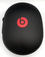 Beats by Dre Black Hard Shell Zipper Headphones Carrying Case Travel Bag Pouch