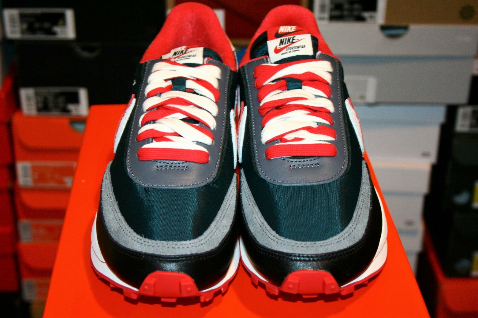 SACAI X NIKE Nike X Sacai X LDWaffle Undercover Midnight Abete Rosso DJ4877 300 Uomo Taglia