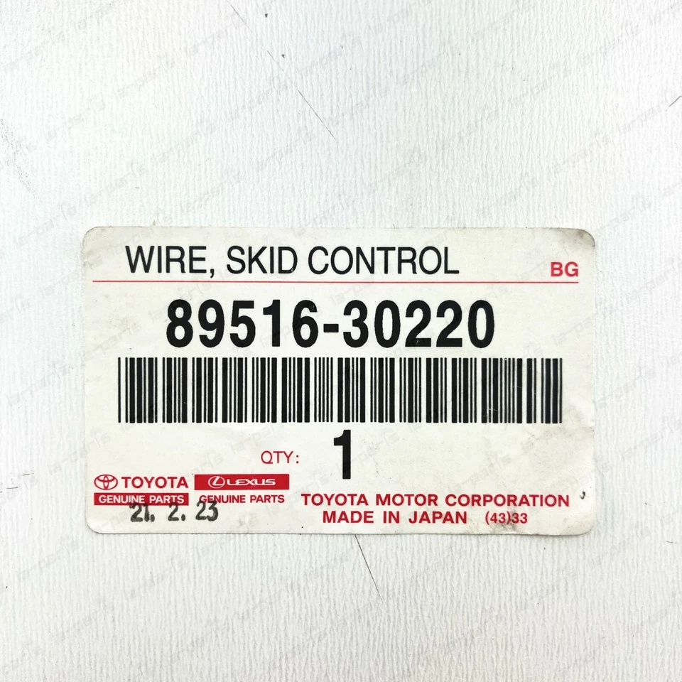 NUEVO GENUINO LEXUS GS RC 200T 350 450H CABLE SENSOR ABS DELANTERO DERECHO 89516-30220 Foto 3 de 4