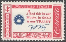 US. 1142. 4c. Francis Scott Key Quotation, American Credo Issue. MNH. 1960