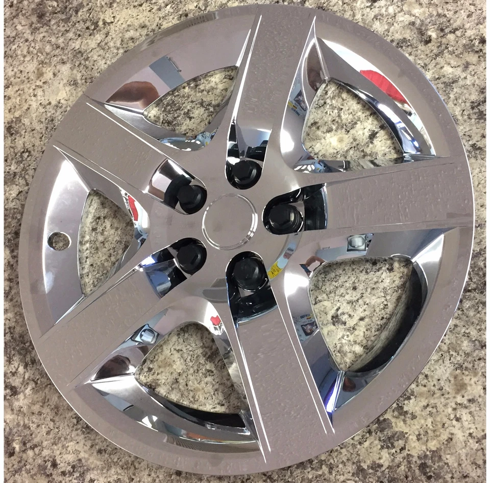 NEW 2007-2010 PONTIAC G6 17" 5-spoke CHROME Hubcap Wheelcover SET of 4 - Изображение 2 из 2