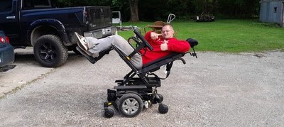 2025 Quantum J4 HD Electric Wheelchair. Hardly used.