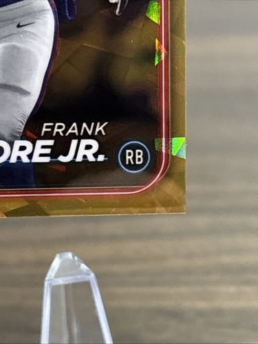 2024 Topps Chrome Frank Gore Jr. Rookie Card (RC) Gold Wave Refractor 26 /50 - Bild 6 von 6