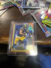 Topps Chrome Puka Nacua Leather Red Refractor Card #166 /5