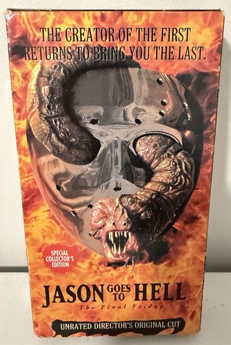 Jason Goes to Hell: The Final Friday (VHS, 1993) Unrated Directors Cut - TESTED