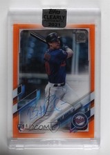 2021 Topps Clearly Authentic Auto Orange 4/5 Brent Rooker #CAA-BR Auto 1at1