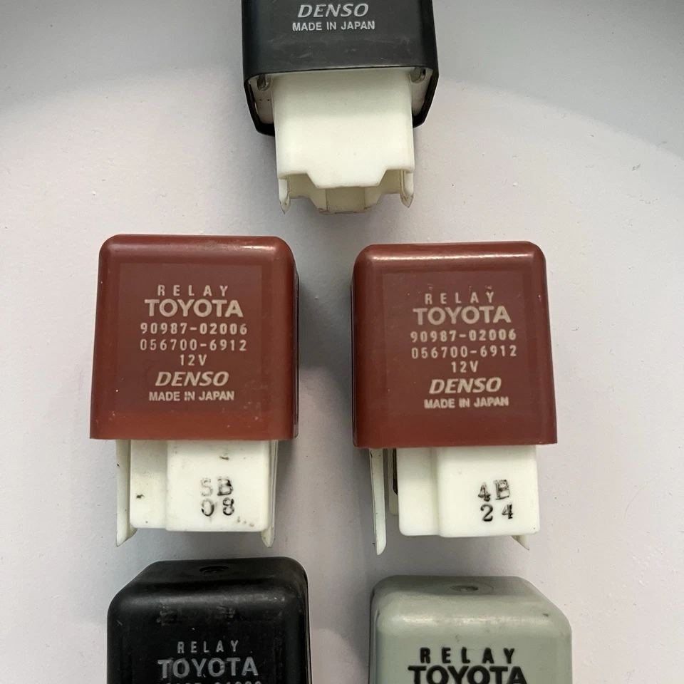 Lote de 12 relés Denso OEM Toyota Lexus desde 2000 Lexus ES300 todos probados Foto 3 de 4