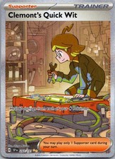 Clemont's Quick Wit Special Illustration Rare SV08: Surging Sparks 243/191 NM on eBay