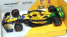 Burago 1/43 Scale 18-38214PS F1 McLaren Monaco GP 2024 81 Piastri Senna Livery
