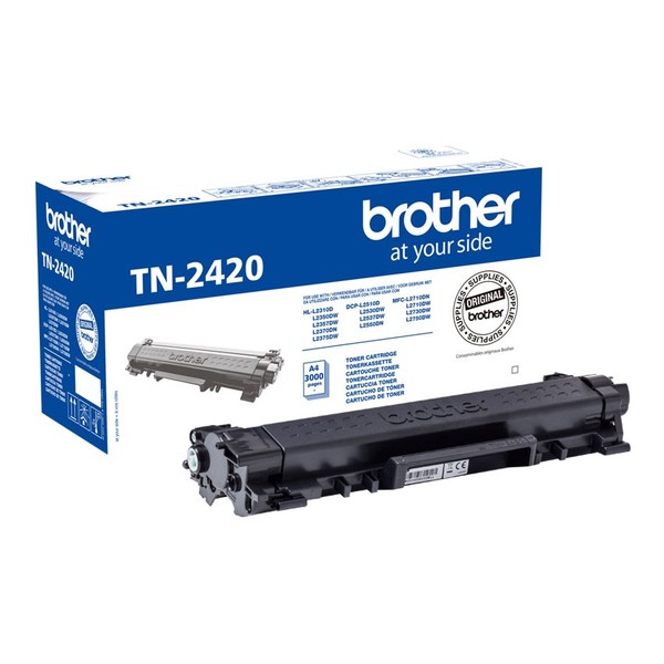 Brother TN-2420 Toner Schwarz Schwarz, Bis Zu 3000 Seiten Seiten-image