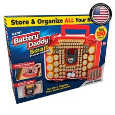150 Battery Organizer and Storage Case with Tester