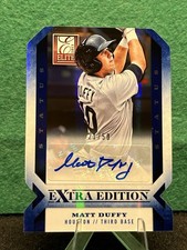 Matt Duffy 2013 Panini Elite Extra Edition #66 Status Blue Die-Cut Signatures