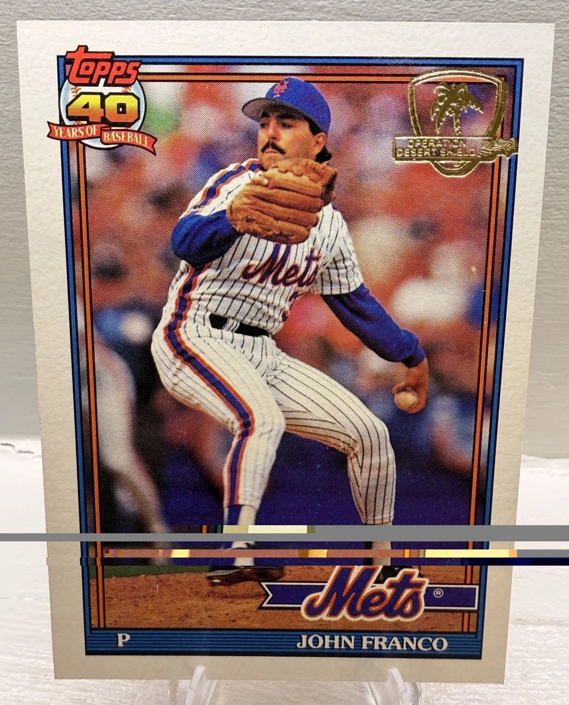 1991 Topps - John Franco #510 Operation Desert Shield!  NM!