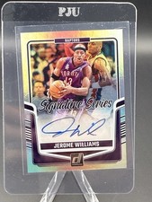 Jerome Williams 2024-25 Donruss Signature Series Auto Raptors SS-JWR Autograph