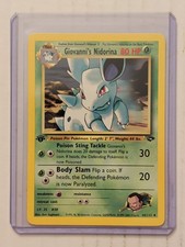 Giovanni's Nidorina 44/132 Gym Challenge 1st Edition on eBay