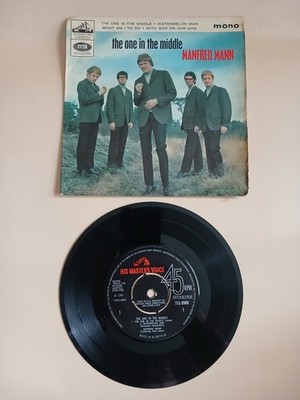 Manfred Mann The One In The Middle  7'' Vinyl EP Single Record 1965 HMV