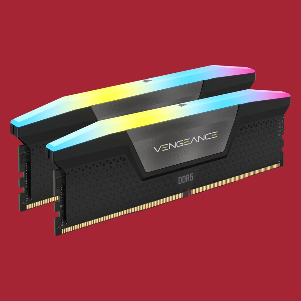 CMH32GX5M2B5600C40K CORSAIR - VENGEANCE RGB 32GB (2x16GB) DDR5 5600MHz C40 UDIMM - Image 2 of 4