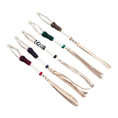 12'' Keychain Style Horse Quirt - Cuarta Charra Estilo Llavero Cuartita de Cuero