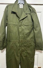 USGI Military OD Green Utility Coveralls Overalls 46R 8405-01-462-4375 New