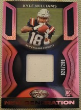 2025 Panini Certified Football New Generation Mirror Pink  Kyle Williams Patch