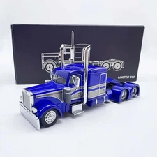 596 1:64 The Classic Peterbilt 379 Custom Semi Truck Diecast Model