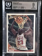 1993-94 Topps #23 Michael Jordan BGS 9 MINT THE GOAT!!!