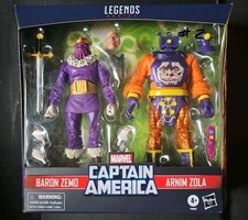 Marvel Legends Captain America Baron Zemo & Arnim Zola Figure 2-Pack Hasbro   2