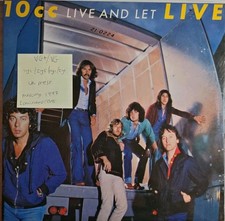 10CC Live And Let Live Vinyl Record 2LP VG+/VG 6641698 1977