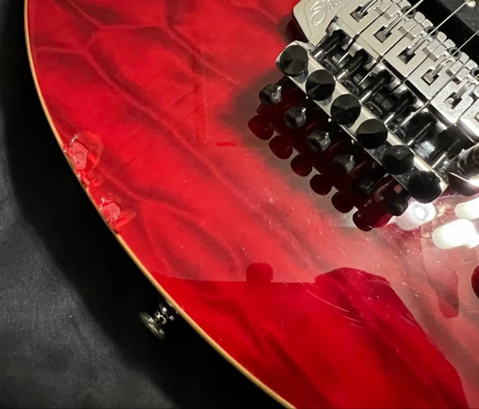 Sterling By Music Man S.U.B. Guitarra Eléctrica Ax4 Roja Modelo Raro Foto 3 de 4