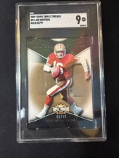 #94 Joe Montana 2009 Topps Triple Threads SN #/99 San Francisco 49ers Gold