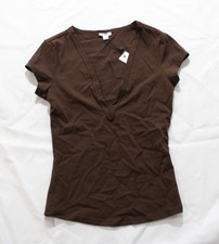 Garage Womens Sleek Deep V Neck T Shirt JK5 A...