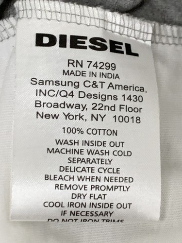 Diesel DLBB9602 Hooded Short Sleeve Shirt Big Kid's size XL - Picture 9 of 14