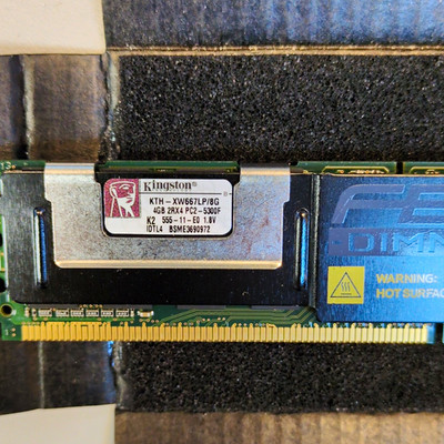 Kingston 4GB DDR2 FB-DIMM PC2-5300F 667MHz 240-Pin KTH-XW667LP/8G