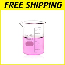 5000ml Borosilicate Glass Beaker, Printed Graduation